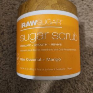 Raw Sugar Coconut Mango Scrub
